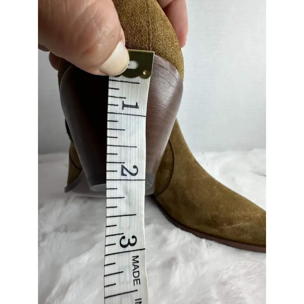 Saint Laurent brown Ankle Cowboy Boot Womens size EU 36.5 (US 6) - Picture 13 of 14